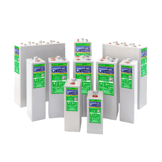 A selection of Tubular OPzV battery.
